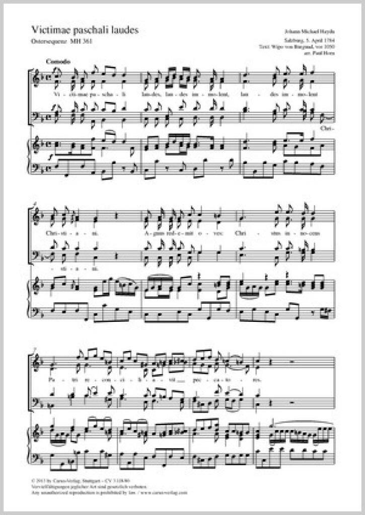 Victimae paschali laudes